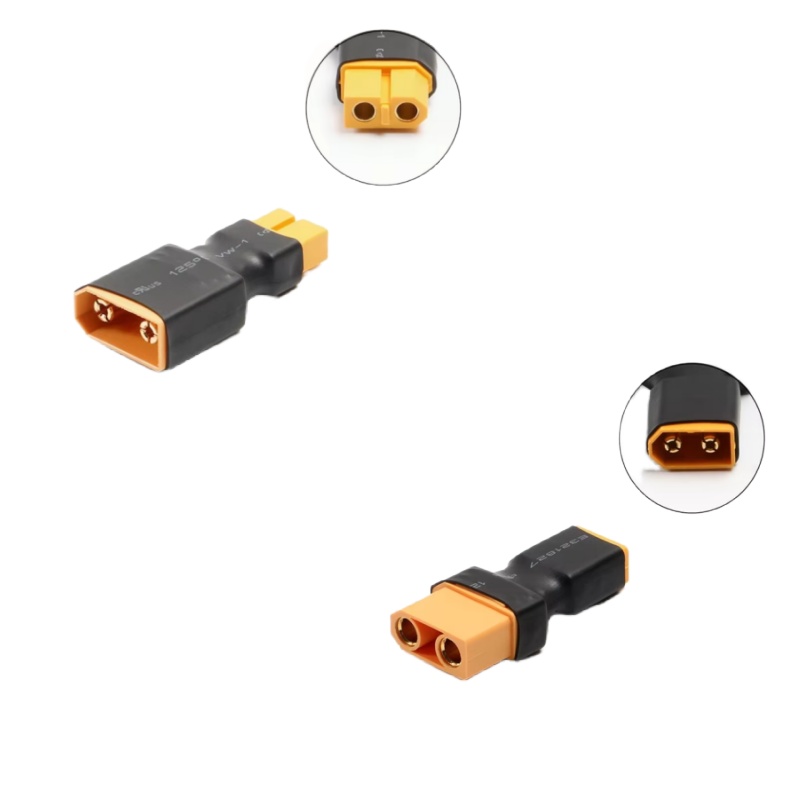 Drone Battery Adapter - 2PCS XT90 to XT60 Adapter Male