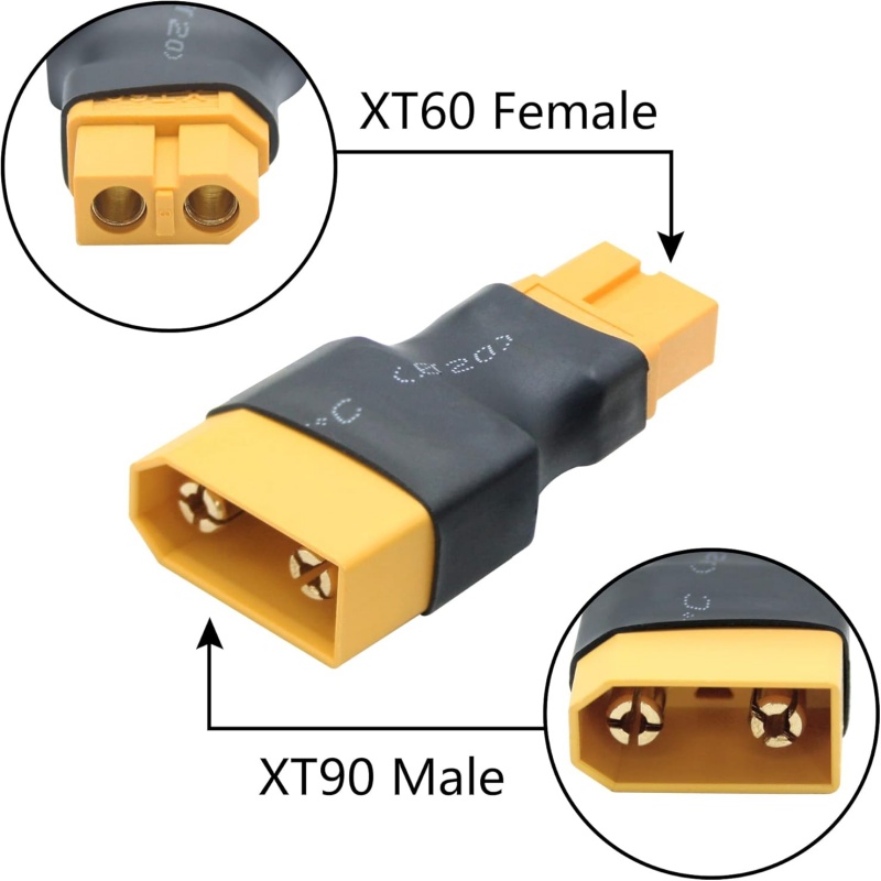2PCS XT90 to XT60 Adapter Male - đánh giá và giá Drone Battery Adapter