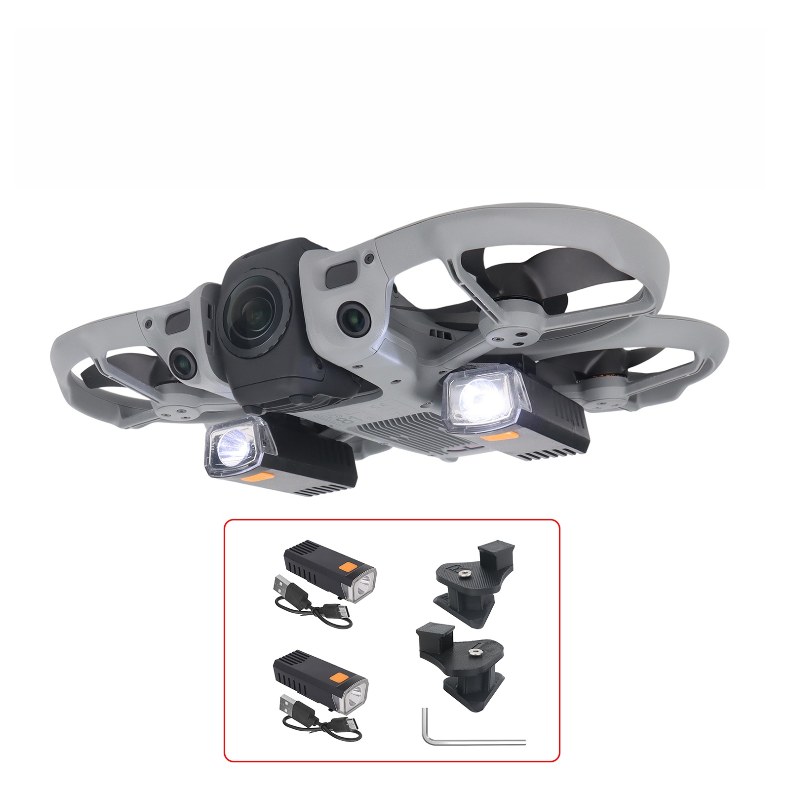Night Flight Light for DJI Ava - đánh giá và giá Drone Strobe Light
