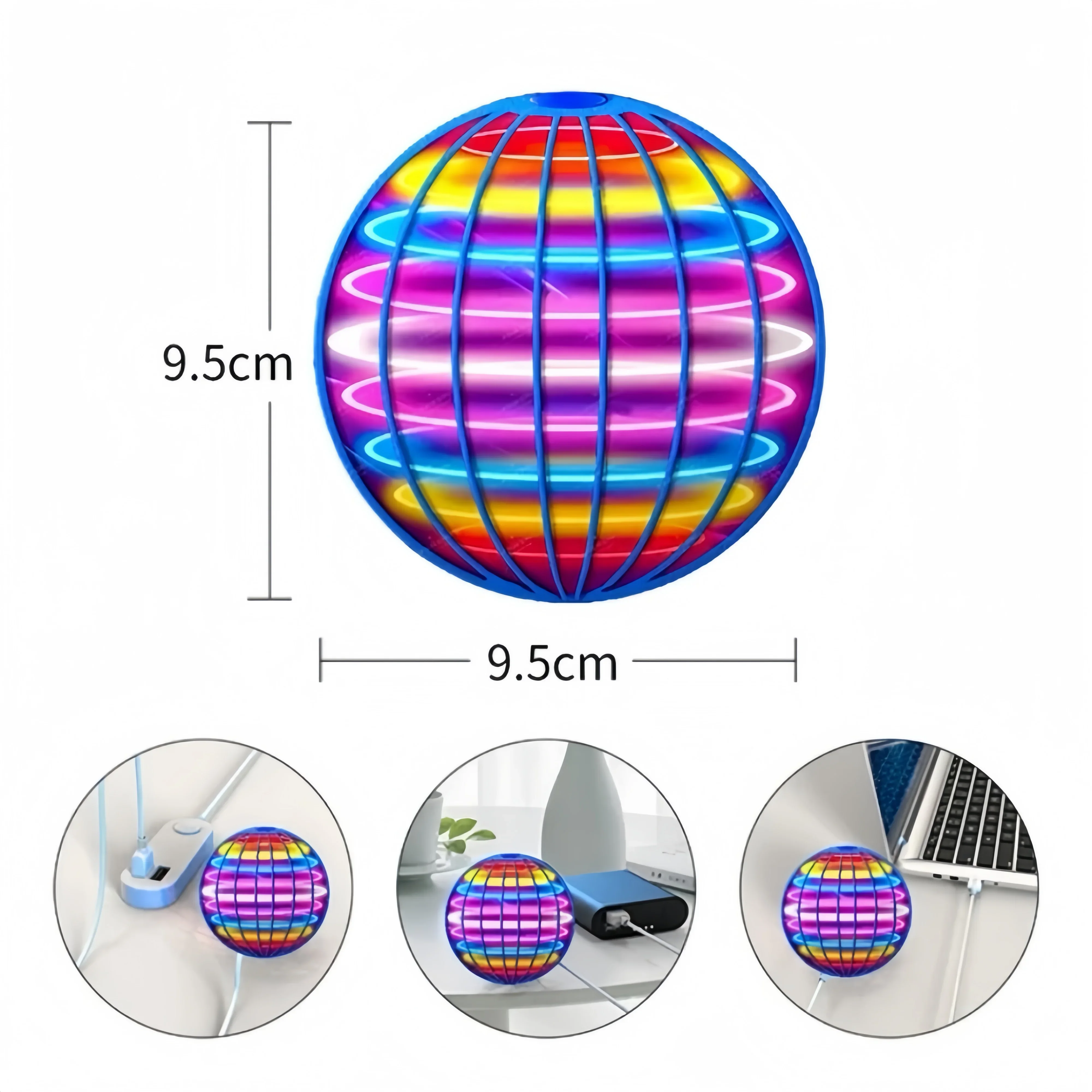 Flying Ball Boomerang Spinner  - đánh giá và giá Drone Strobe Light